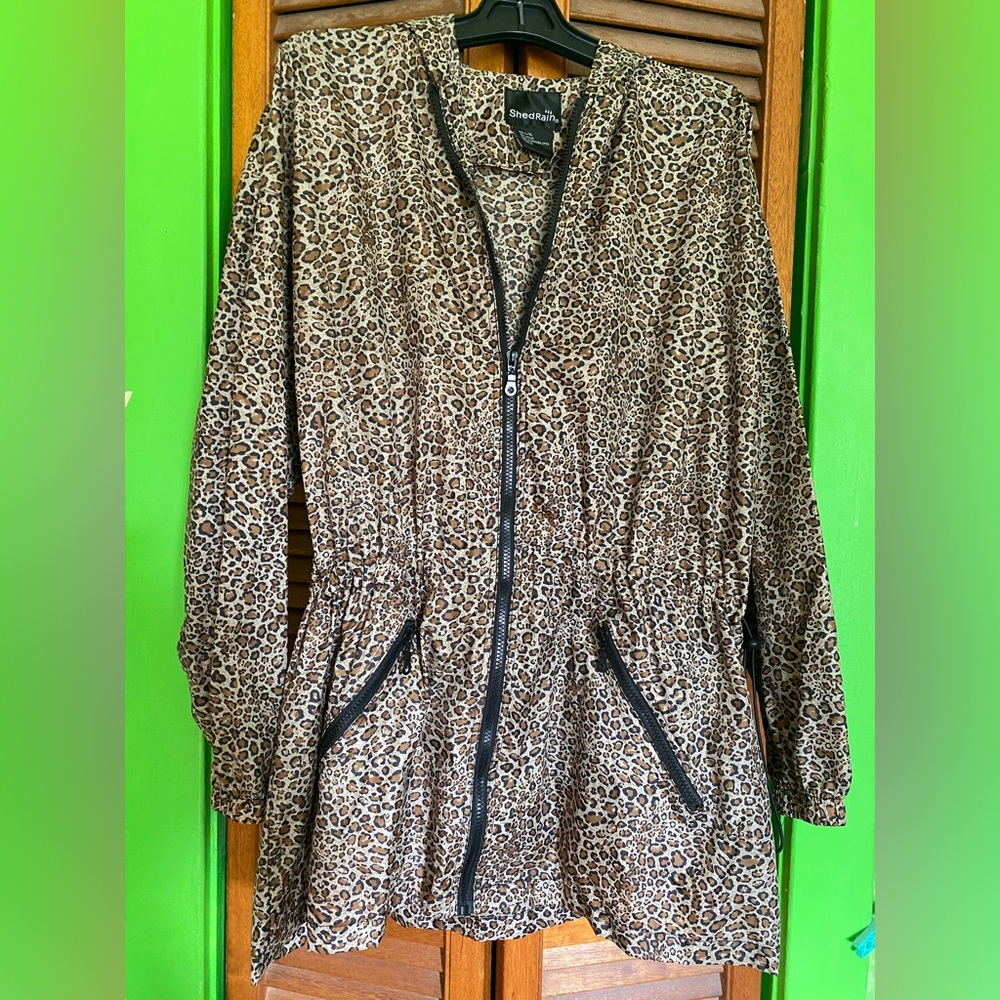 Raincoat Cheetah Print